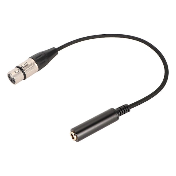 6,5 mm 1/4 tuuman naaras XLR-naaras -adapterikaapeli Balansoitu mikrofonikaapeli Neljännestuumainen TS - XLR 3-nastainen liitäntäkaapeli 30 cm