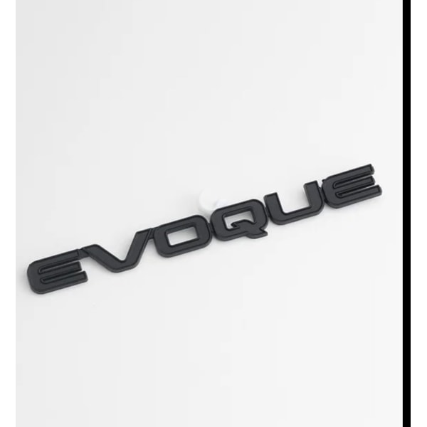 Metal Black Emblem Car Decal Evoque Style Letters Badge Emblem