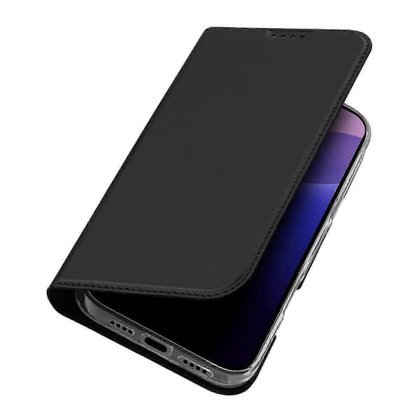 Fodral för iPhone 16 Pro Max med Korthållare Folio Flip Läderfodral