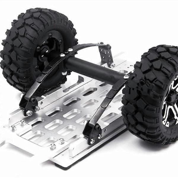 4 stk. 1/10 Bladfjedre Sæt HighLift Chassis til 1/10 D90 RC Crawler Bildele Sort