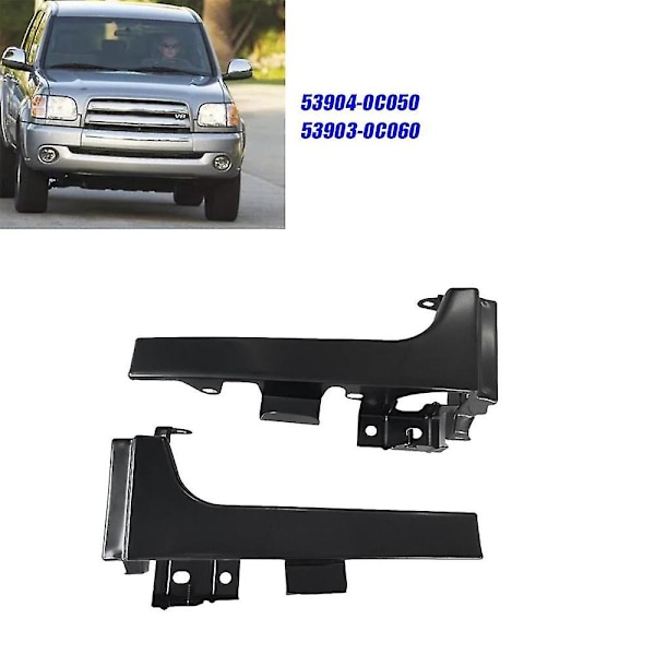 1 par Bil Frontpanel Metal 53904-0c050 53903-0c060 Til 1999-2006 Forlygte Nedre Trim Strip Filler Panel
