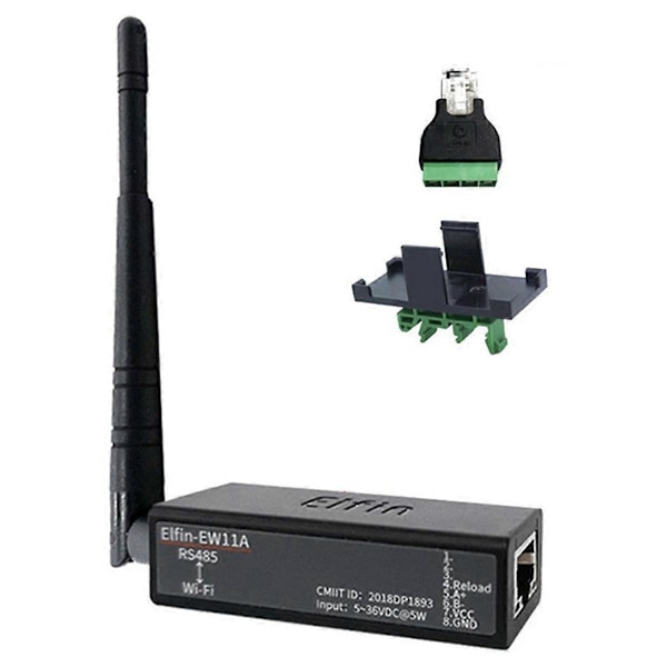 Seriellport RS485 til WiFi Enhetsserver Modul Konverter - EW11A Modbus Protokoll Dataoverføring Via WiFi