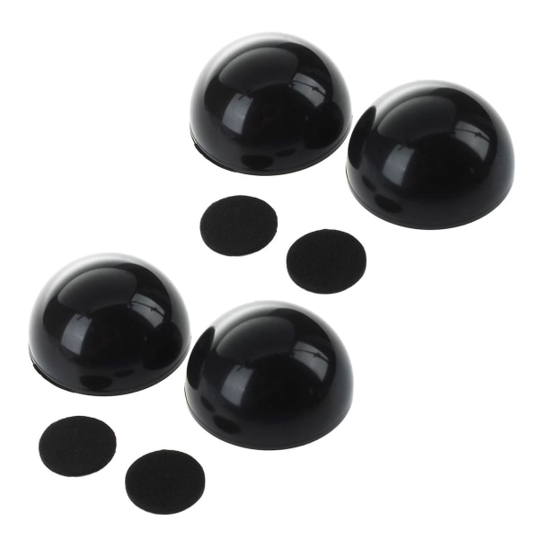 4 Pcs Laptop Notebook Black Antiskid Cool Ball Cooler Stand Pad