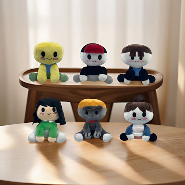Blox buddies plyschleksak docka spel perifer docka docka E
