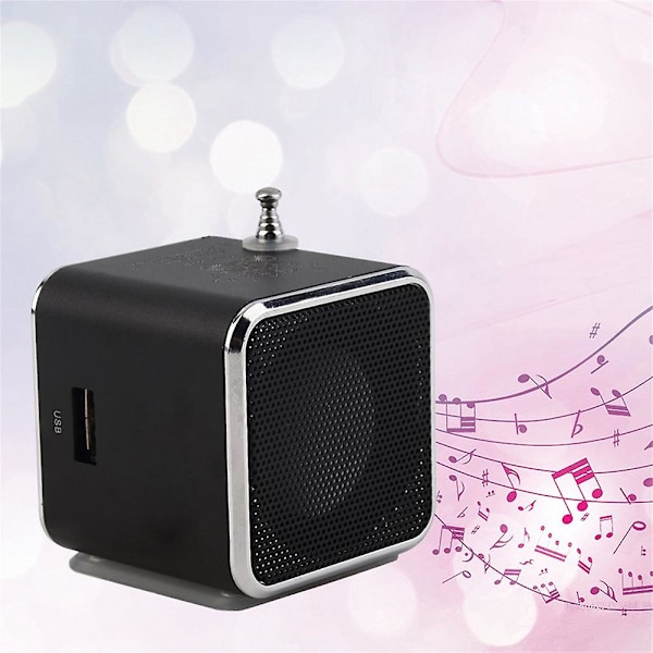 Portabel USB Mini Stereo Högtalare Trådlös Musikspelare Radio MP3 MP4 Laptop