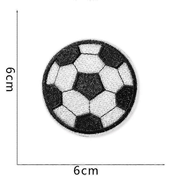 Strygemærker Strygemærke Strygemærker 5 Stykker Tegneserie Fodbold Stofmærke Broderimærke, Fodbold Strygemærke, Trendy Tøj Broderi