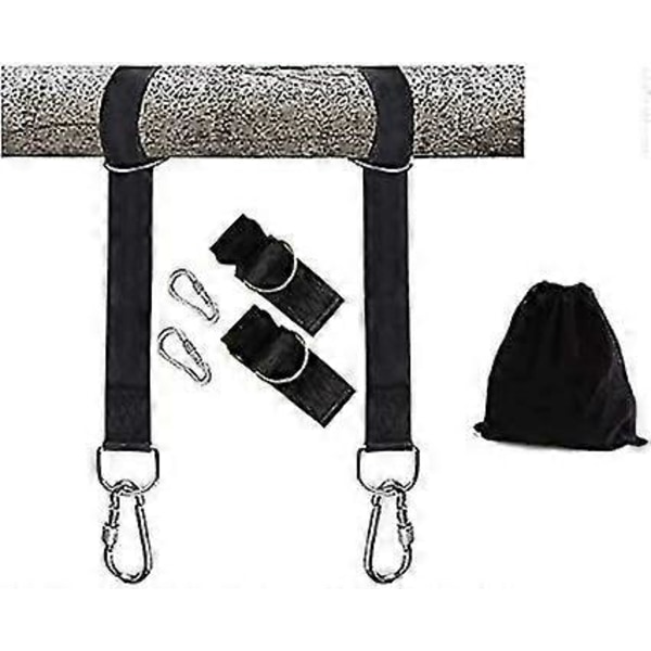 Set med 2 Hängmattband2 Trägungband Hängande Kit Perfekt För Hängmatta Hängande Kit Band5ft Extra Lång