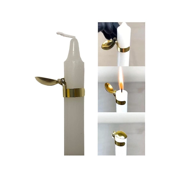 4 kpl kynttilännuuskuri, automaattinen kynttilännuuskuri sammuttamaan kynttilänsydän turvallisesti