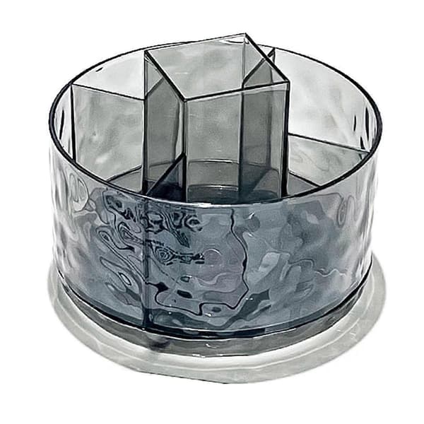 Makeup Børsteholder Organizer, 360 Roterende Makeup Børste Organizer, 5 Rums Makeup Børste Kop til