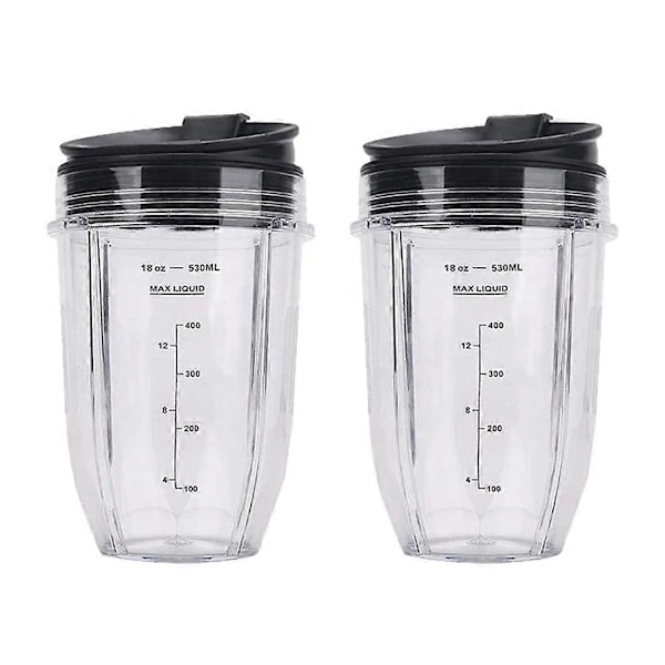 Erstatningskopp for Blender, Blender Erstatningsdeler, Blenderkopper (18Oz/530Ml)