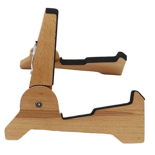 Universal Foldbar Træguitarstativ Holder Support Passer til Elektrisk Guitar Akustisk Guitar