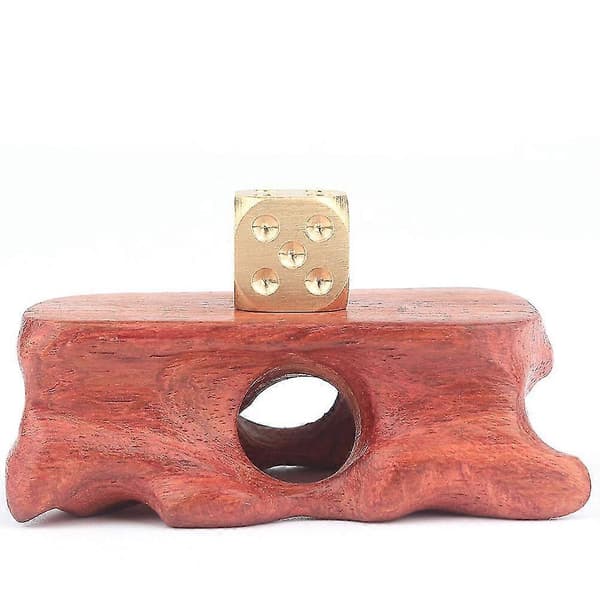 2 stk. Rollespils terninger Spil terninger Antik finish Poker spil terninger Messing terning Z