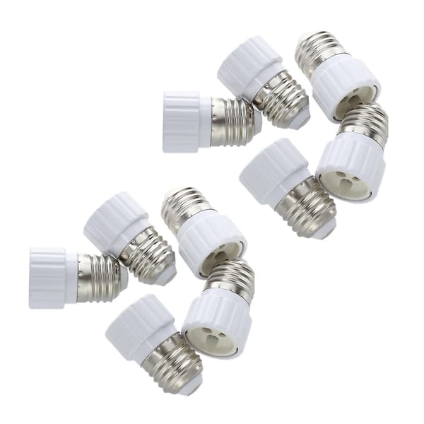 E27 til Lampe Lyspære Base Sokkel Konverter Adapter 10 Pakk
