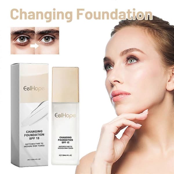 Fargeendrende Foundation, Skye Fargeendrende Magisk Foundation, Hele Dagen 3pcs
