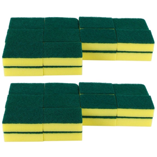 Heavy Duty Multi Use Cleaning Sponges Rub Non-scratch Sponge Scrubbing Dish Sponges 40 Pack