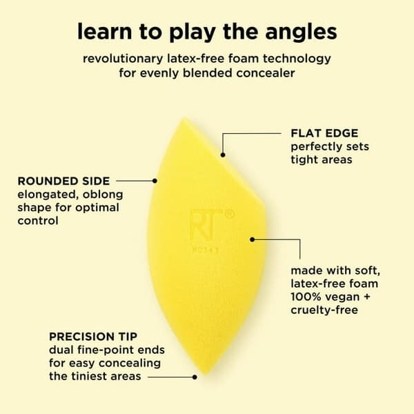 Real Techniques Miracle Concealer Sponge, 1 kpl