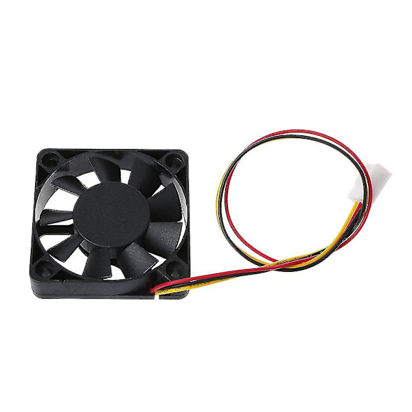 5010 Kjølefan for DC 12V 3-pins 50mm Stille CPU-fan for DC Børsteløs med 22cm