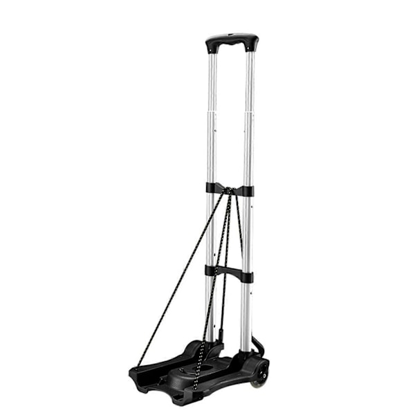 Portabel hopfällbar resväska vagn lättviktsaluminium handtruck dolly med 2 hjul för resor