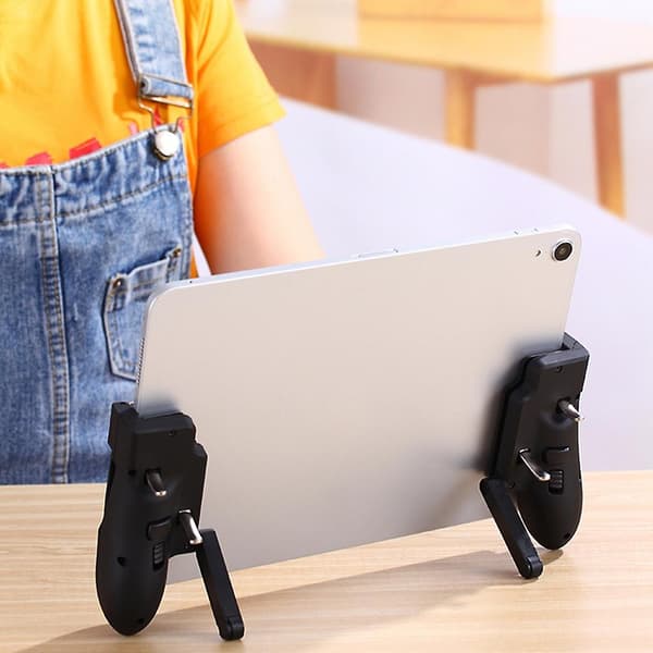 For Pubg Controller Seks Finger Pubg Mobile Trigger Gamepad Grip L R Fire Aim Button Joystick Til Fp