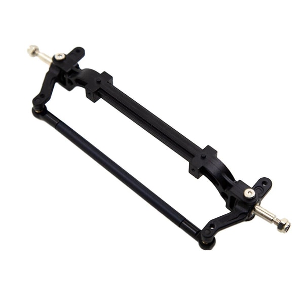 1/14 Traktorin Vetoauton Ohjaamaton Metalliakseli Ohjaus Etuakseli Traktorin Vetoauton Muokkaus DIY, musta