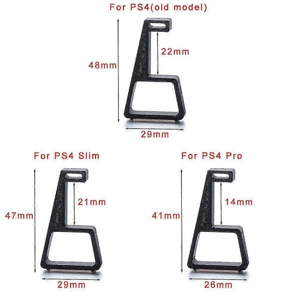 4 st Smal Ps4 Bas Kylställ Platt Bas Kompatibel Med Ps4 Slim Pro Tillbehör