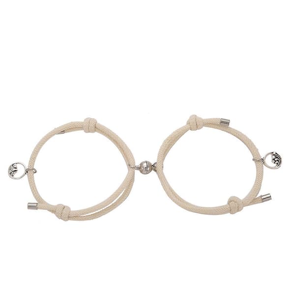 Rustfritt stål vevd magnetisk pararmbånd mote smykker håndstropp