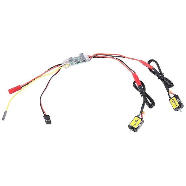 1 stk. Dobbeltrettet Børstet ESC 2s-3s Lipo 5a ESC Hastighedskontrol med 2 stk. 030 88t Børstet Motor til RC Model
