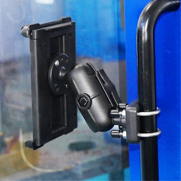 Industrielt robust nettbrett-holder for bil, lastebil, kjøretøy, klips som passer AMPS nettbrett-holder VIN-PBJ-06(b)