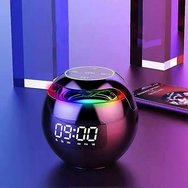 Trådlös Bluetooth-högtalare Hög volym Hög ljudkvalitet Mini Väckarklocka Student Uppladdningsbar Liten Högtalare Smart Subwoofer