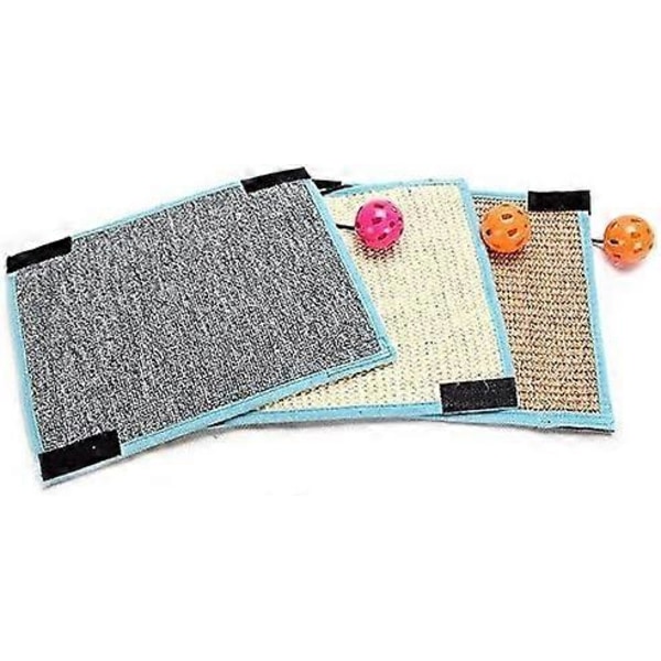 Kissaraapimismatto, luonnollinen sisal-suorakulmiomatto, kätevä & liukumaton, liukumaton kissan raapimishoito lelu