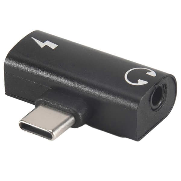 USB Type C til 3,5 mm Jack AUX Audio Hovedtelefon Adapter Audio Konverter