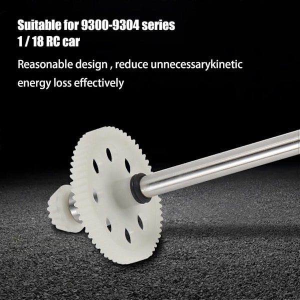 9300-05 Metal Hovedaksel Drivaksel med Gear Leje 1/18 Reservedele RC Dele