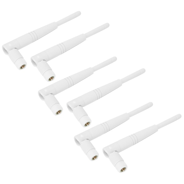 8 stk. WiFi-antenne 2,4G/5G Dual Band 4DBi Omni RPSMA Grensesnitt Antenne Datarekvisita