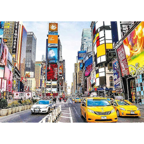 Voksen Puslespil 1000 Brikker Times Square Sjovt Spil Intellektuel Dekompression Sjovt Puslespil