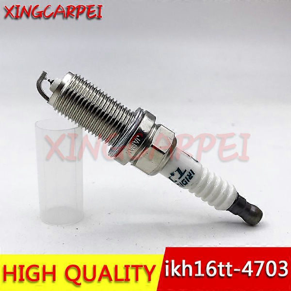 4 st IKH16TT 4703 Dubbel Iridium TT Tändstift för PEUGEOT 1007 107 206 207 307 308 406 407 607 806 807 TU5JP4 EW10J4