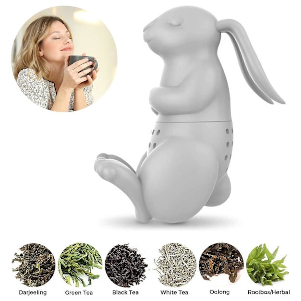 Sød Kanin Silikone Te Maker Bunny