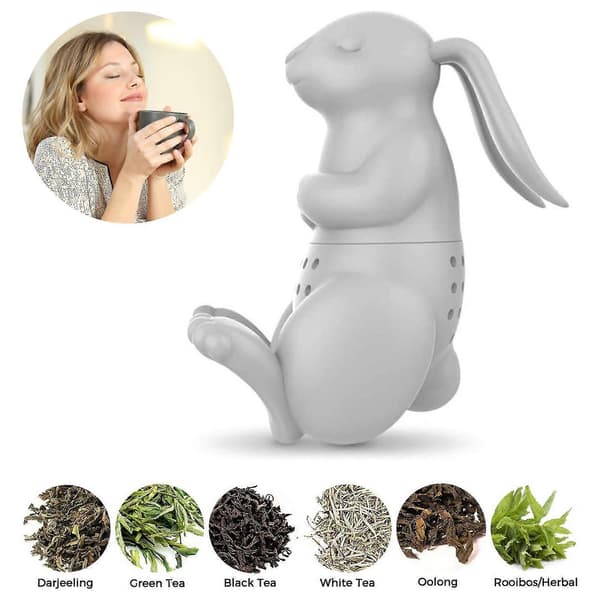 Søt Kanin Silikon Te Maker Bunny