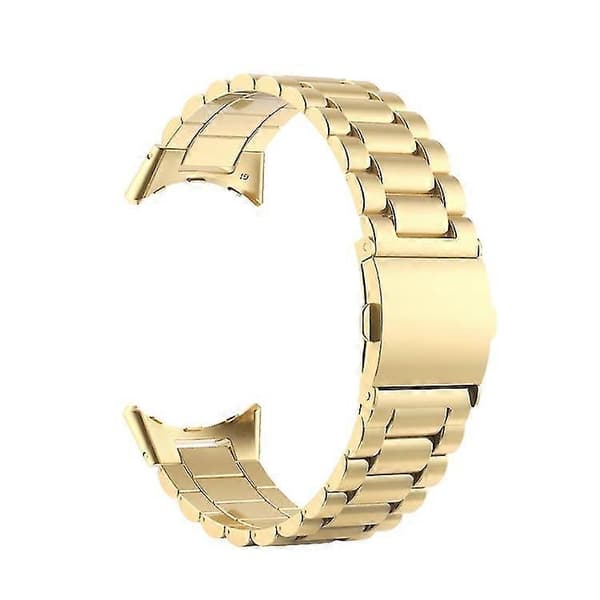 Til Google Pixel Watch Tre Strenge Rustfrit Stål Metal Urrem JQRK