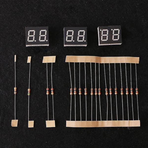C51 Digital Elektronisk Klocka Kit 6 Bitars Elektroniska Delar Och Komponenter DIY Kit