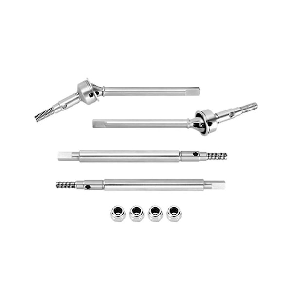 Metall Främre Bakre Drivaxel Cvd Drivaxel För 1/18 Rc -4m Trx4m Crawler Bil Uppgraderingsdelar