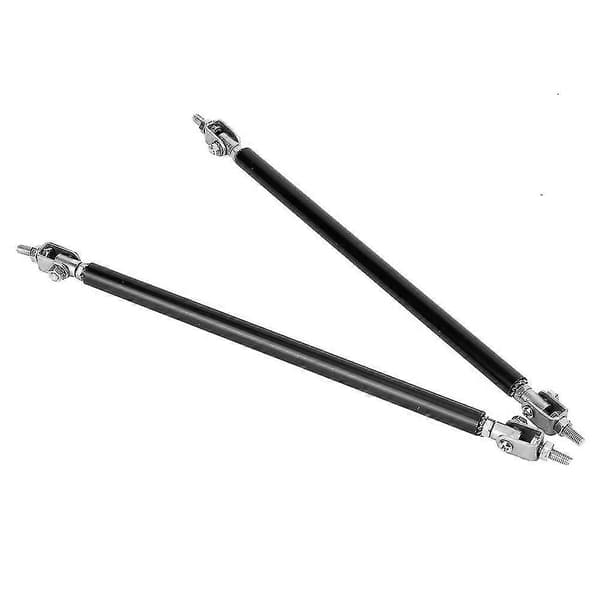 2 st Justerbara Stödstänger för Frontstötfångarläpp, Splitter, Tie Support Bar, Rostfritt Stål