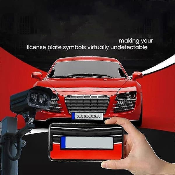 3 stk. Bilnummerplade Usynlig Spray Holdbar Effektiv Transparent Beskyttelse
