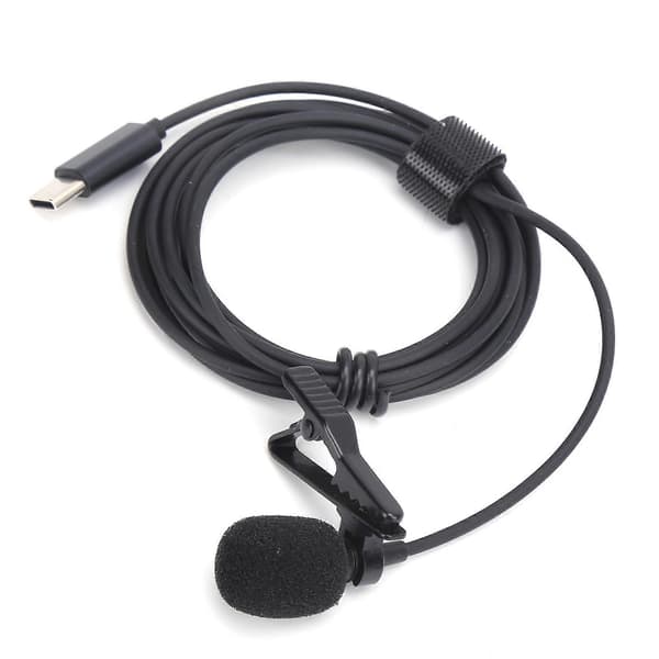 Trådløs Lavalier Mikrofon Lille Klips På Lapel Lav Mic Mini Bærbar til Live Broadcasting