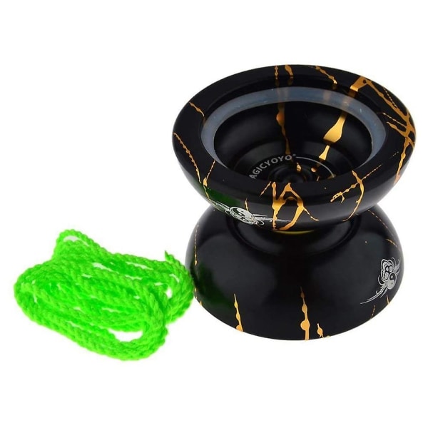 MAGICYOYO N11 Legering Aluminium Profesjonell Yo-yo Uresponsiv Yo-yo Ball med Veske, Hanske og 10 Strenger