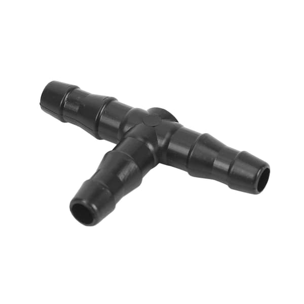 200 st 1/4 tum Universal Barb Tee Kopplingar, Droppbevattning Barb Kopplingar För 1/4 tum Vatten