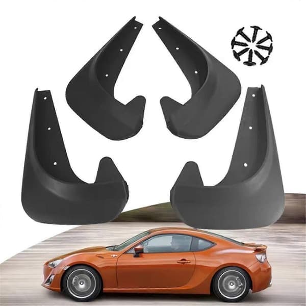 4 st Universal Bil Stänkskydd Mud Flaps Fram Bak Hjul Stänkskärmar Biltillbehör Spl