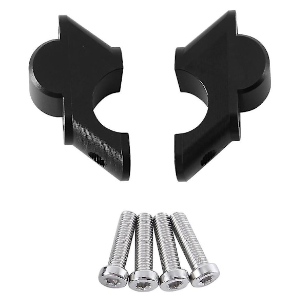 Motorsykkel Styrestyre Forhøyer Drag Styreklemme Forleng Adapter For R1200r R1250r Lc R 1250 R 2015 - (svart)