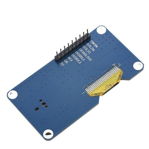OLED-skjerm kombinert med EC11 roterende encoder-modul IIC-grensesnitt for 1,3 tommer