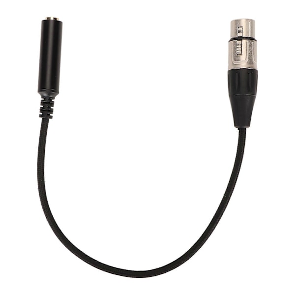 6,5 mm 1/4 tuuman naaras XLR-naaras -adapterikaapeli Balansoitu mikrofonikaapeli Neljännestuumainen TS - XLR 3-nastainen liitäntäkaapeli 30 cm