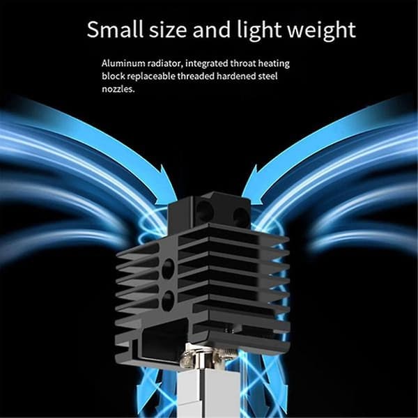 Dyse for Hotend for Bambu Hotend Cht-dyse for Bambu Labs P1s X1 Carbon P1p Termistor Skrivehode